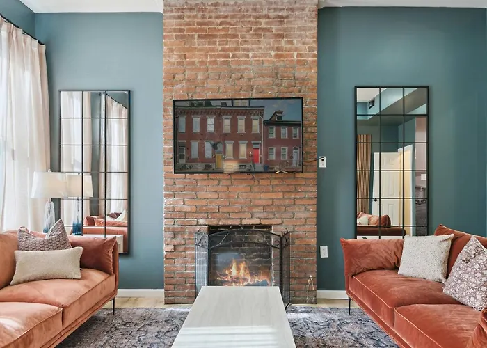 Restored Vintage Row Home Minutes From Stadiums, Casino, Museums, Downtown